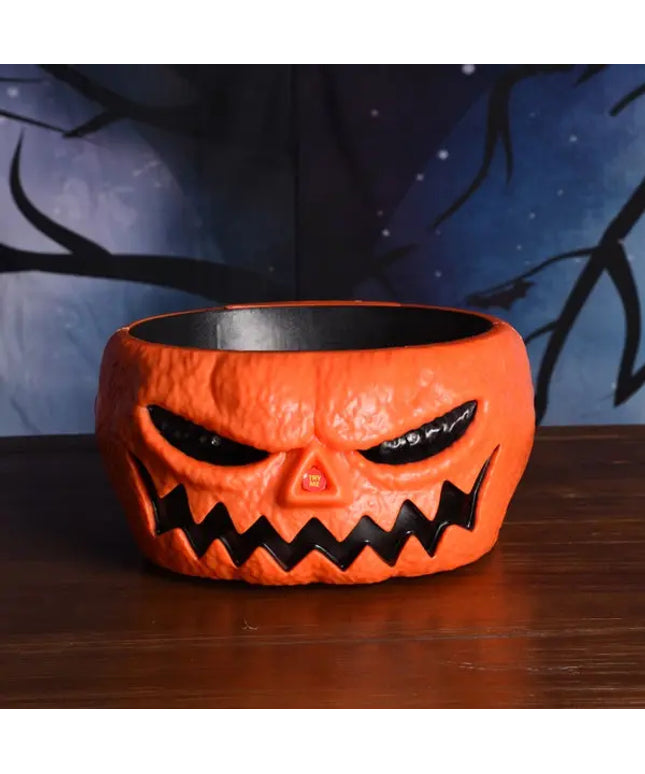 Halloween Dress Up Electric Talking Pumpkin Candy Bowl beldemo5-toys2