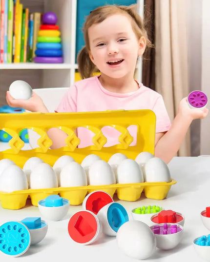 Baby Learning Educational Toy Smart Egg Toy Games Shape Matching Sorters Toys Montessori Eggs Toys For Kids Children beldemo5-toys2