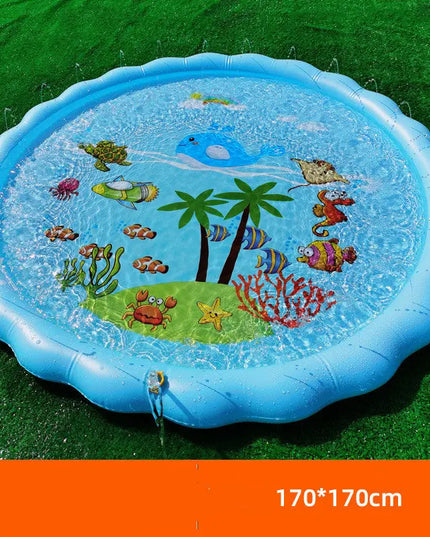 Inflatable Children's Round Sprinkler Pad Amazon Water Jet Pool beldemo5-toys2