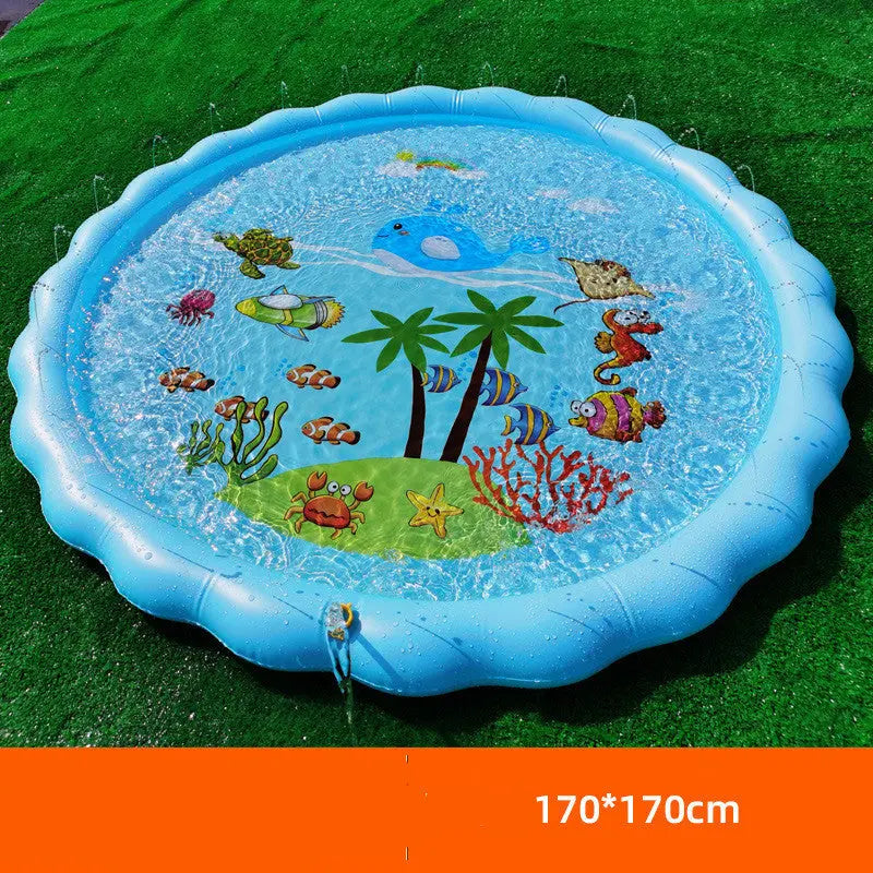 Inflatable Children's Round Sprinkler Pad Amazon Water Jet Pool beldemo5-toys2
