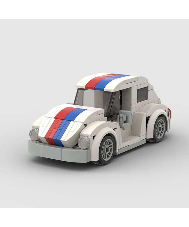 Building Block Puzzle Assembling Retro Small Particle Beetle Car beldemo5-toys2