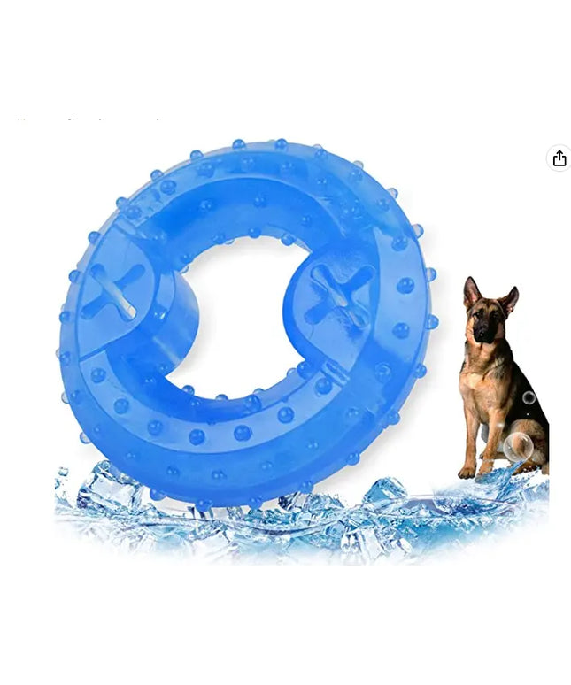 Dog Cooling Toy Puppy Teething Ring Freeze Dogs Chew Toy For Summer Tough Durable Pet Toys beldemo5-toys2