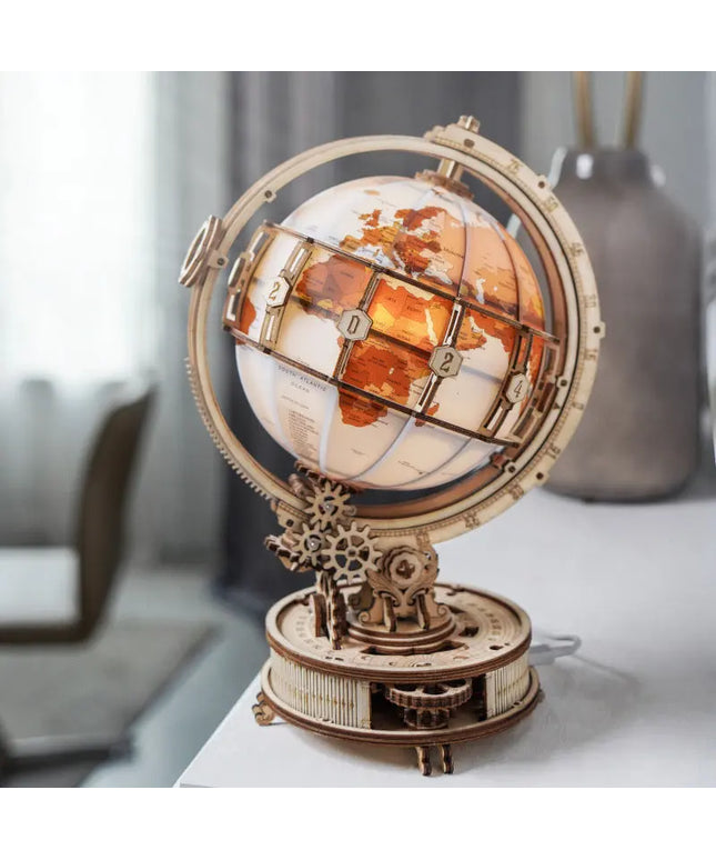 Telescope Astronomical Geographer Wooden D Three-dimensional Assembling Toy beldemo5-toys2