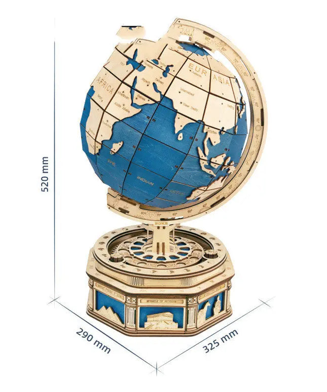 Telescope Astronomical Geographer Wooden D Three-dimensional Assembling Toy beldemo5-toys2