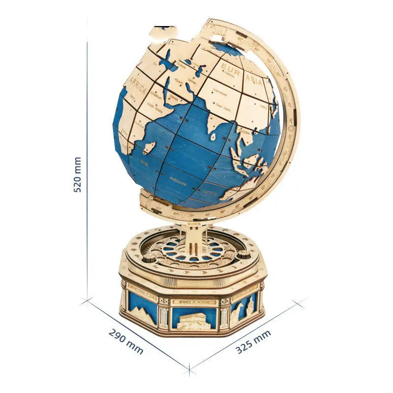 Telescope Astronomical Geographer Wooden D Three-dimensional Assembling Toy beldemo5-toys2