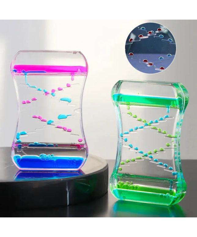 Creative Cruise Fluid Liquid Hourglass Quicksand Timer 2024 Ins Living Room Office Ornaments Desk Table Decorations Home Decor beldemo5-toys2