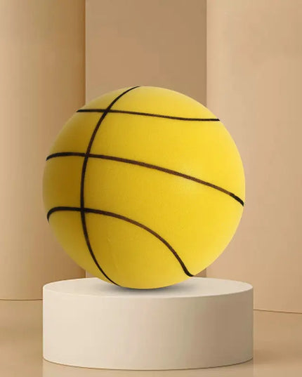 Silent High Density Foam Sports Ball Indoor Mute Basketball Soft Elastic Ball Children Sports Toy Games beldemo5-toys2