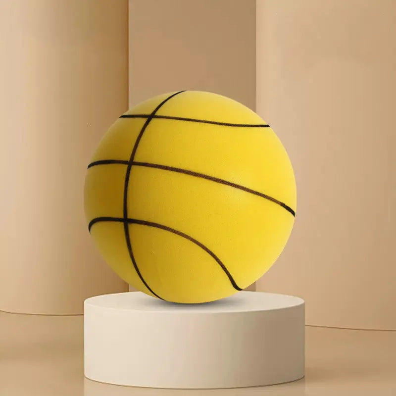 Silent High Density Foam Sports Ball Indoor Mute Basketball Soft Elastic Ball Children Sports Toy Games beldemo5-toys2