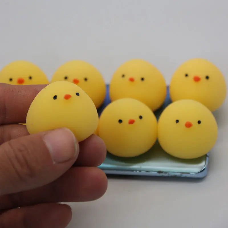Super Cute Dumplings Squeezing Toy Fat Chicken Soup Round Chicken beldemo5-toys2