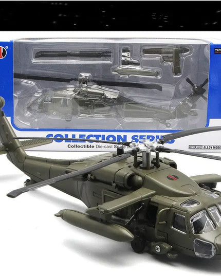 Black Hawk Gunship Alloy Military Model beldemo5-toys2