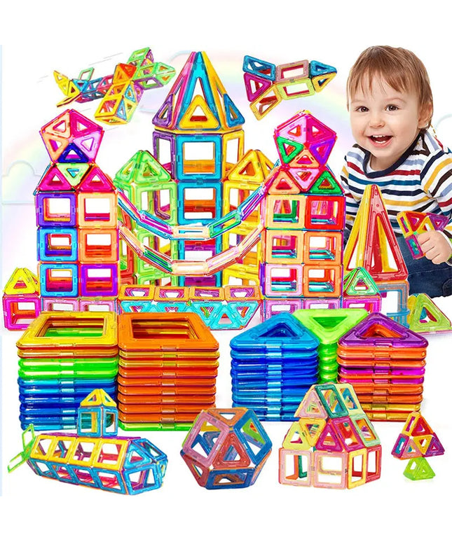 Magnetic Building Blocks DIY Magnets Toys For Kids Designer Construction Set Gifts For Children Toys beldemo5-toys2
