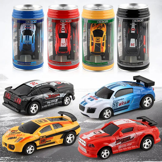 Coke Can Mini RC Car Radio Remote Control Micro Racing Car 4 Frequencies beldemo5-toys2
