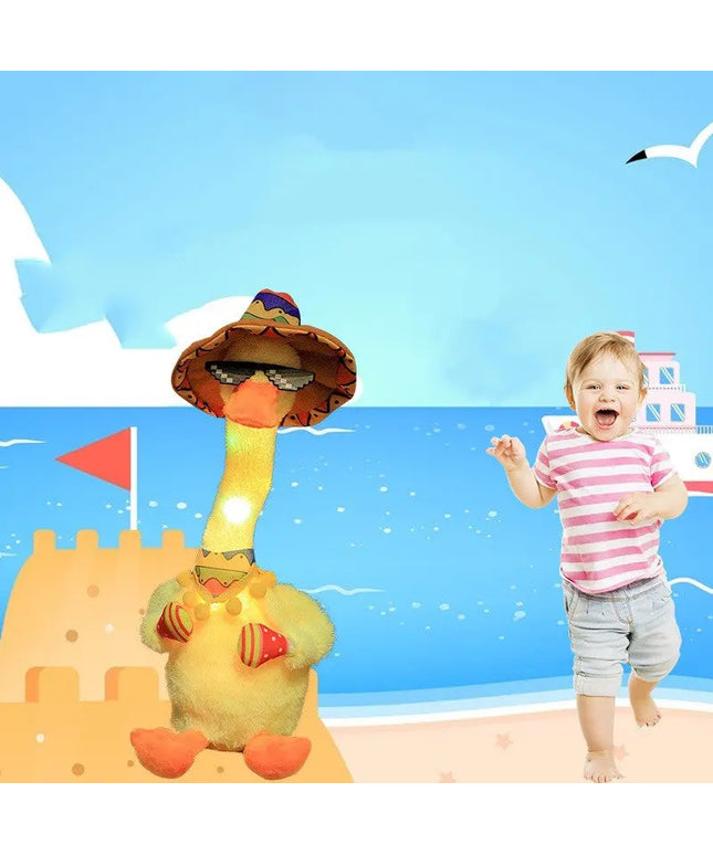 Little Yellow Ducks Can Learn To Talk, Dolls Dance, Sand Sculptures, Mexico Can Be Called Social Ducks beldemo5-toys2