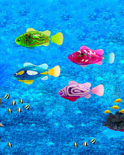 Pet Fish Electronic Cat Toys With Grass LED Light Toys beldemo5-toys2