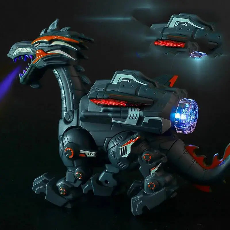 Electric Spray Mechanical Dinosaur Toy Model Multifunctional Sound And Light Toy beldemo5-toys2