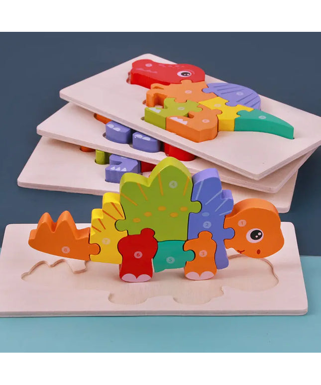 Children's Educational Toys Wooden Three-dimensional Montessori beldemo5-toys2