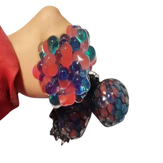 Vent Decompression Colorful Beads Grape Ball Hand Pinch Vent Ball beldemo5-toys2