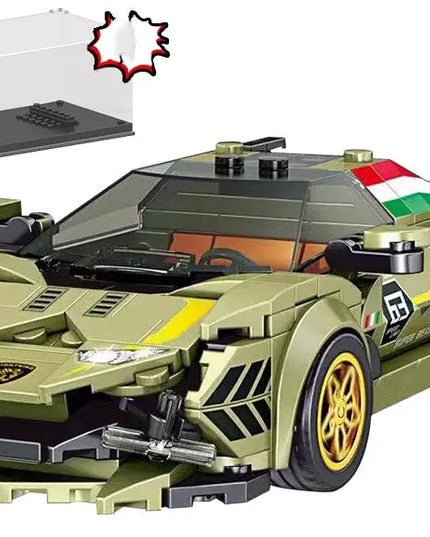 Building MOC Building Blocks Supercar Racing Models beldemo5-toys2