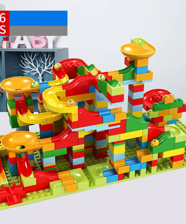Children's Slide Blocks Are Compatible With Plastic Assembly beldemo5-toys2