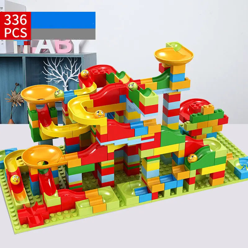 Children's Slide Blocks Are Compatible With Plastic Assembly beldemo5-toys2