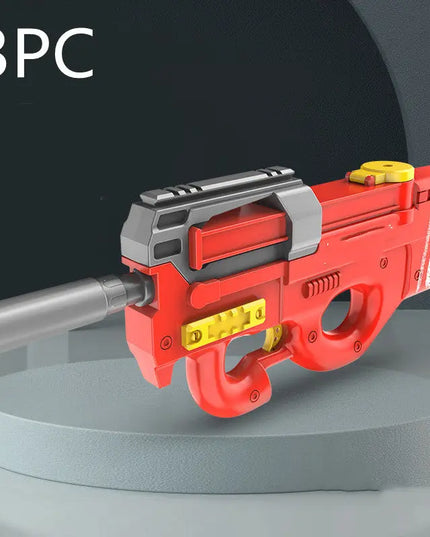New P90 Electric Water Gun High-Tech Kids Toys Outdoor Beach Pool Large Capacity Summer Gel Blasting Water Gun For Adults beldemo5-toys2