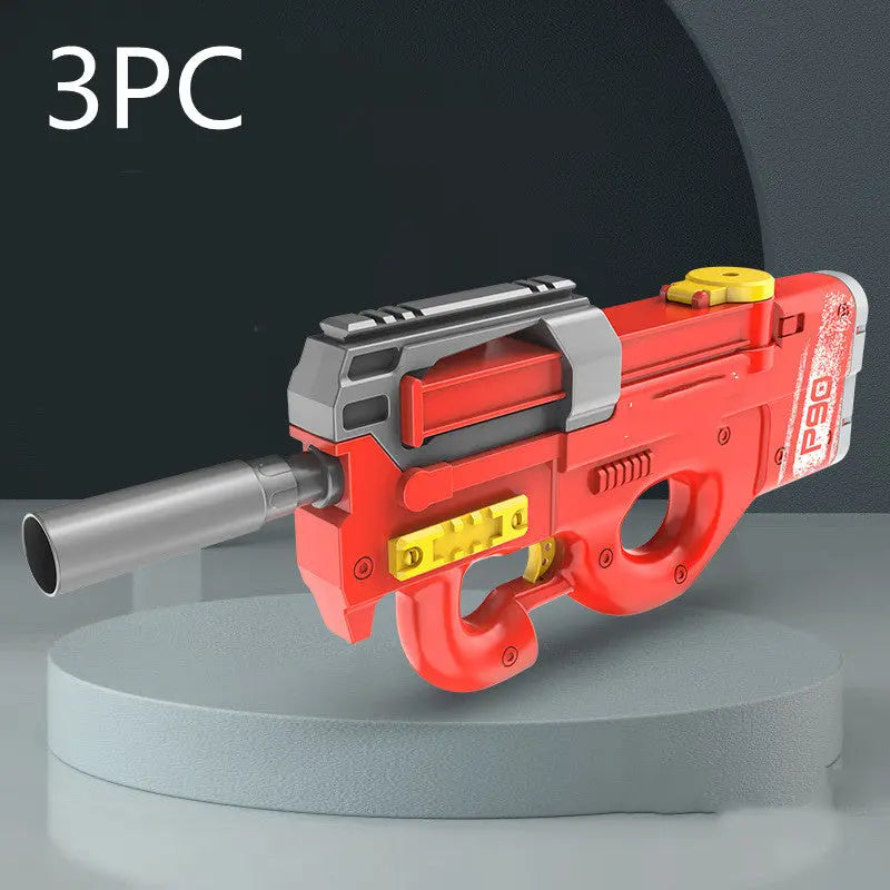 New P90 Electric Water Gun High-Tech Kids Toys Outdoor Beach Pool Large Capacity Summer Gel Blasting Water Gun For Adults beldemo5-toys2
