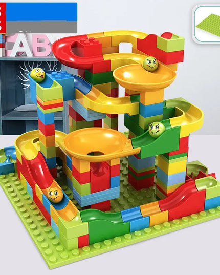 Children's Slide Blocks Are Compatible With Plastic Assembly beldemo5-toys2