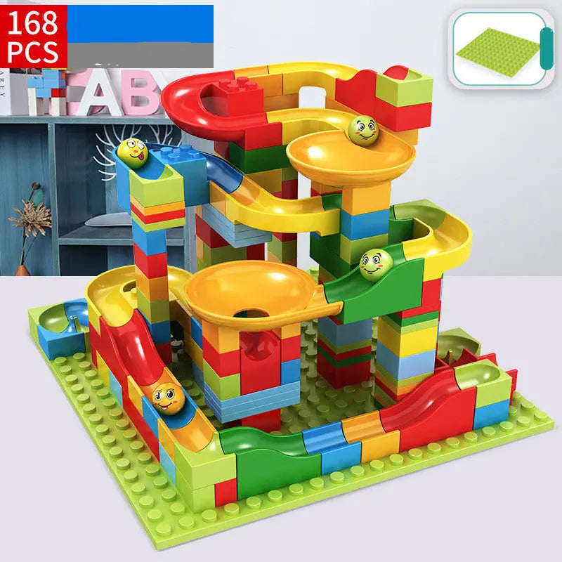 Children's Slide Blocks Are Compatible With Plastic Assembly beldemo5-toys2
