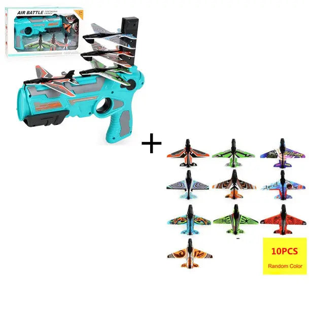 Children's Outdoor Boy Toys Hand Throwing Spin Glider Model Launcher beldemo5-toys2