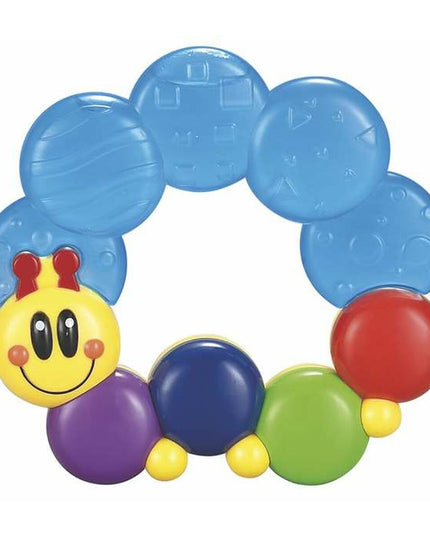 Teething Rattle Worm 12 cm BigBuy Fun
