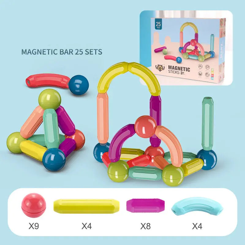 Baby Toys Magnetic Stick Building Blocks Game Magnets Children Set Kids Magnets For Children Magnetic Toy Bricks beldemo5-toys2
