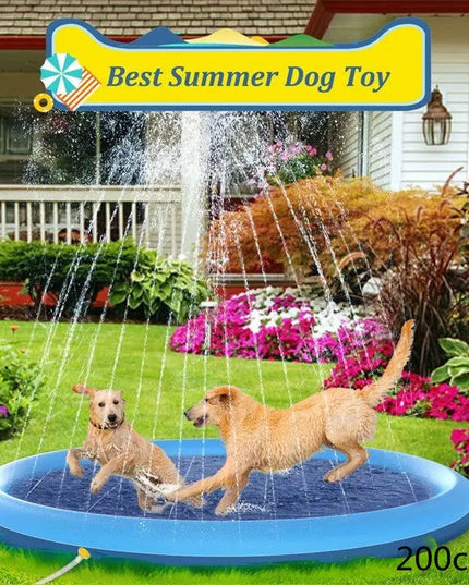 Non-Slip Splash Pad For Kids And Pet Dog Pool Summer Outdoor Water Toys Fun Backyard Fountain Play Mat beldemo5-toys2