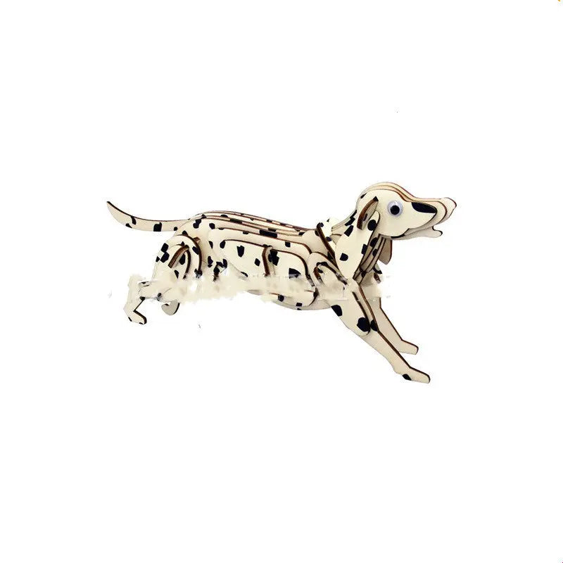 Rex Wooden 3D Puzzle Model Laser DIY Children's Puzzle Simulation Dinosaur Toys beldemo5-toys2