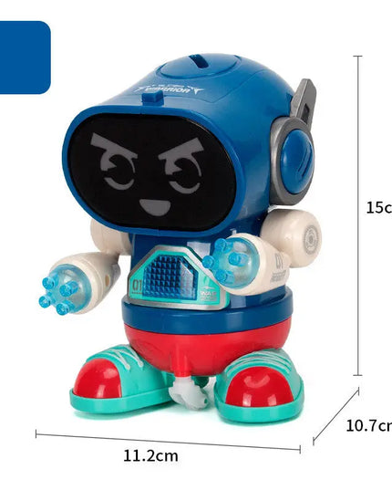 Electric Rock Robot, Music, Light, Automatic Walking, Swinging And Dancing Robot, Children's Toys beldemo5-toys2