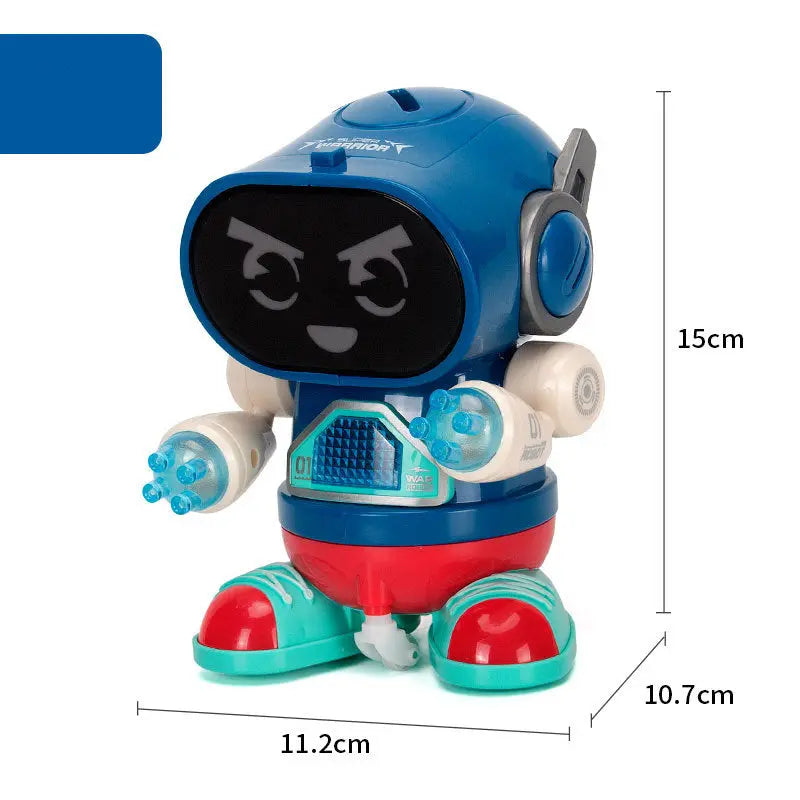Electric Rock Robot, Music, Light, Automatic Walking, Swinging And Dancing Robot, Children's Toys beldemo5-toys2