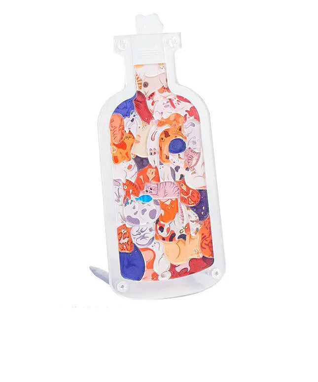 Acrylic Shaped Transparent Cat Jigsaw Creativity Creative Toys beldemo5-toys2