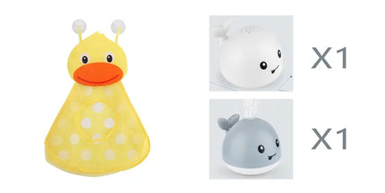 New Baby Bathroom Bath Electric Induction Whale Spray Small Toy beldemo5-toys2