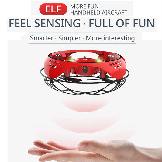 L101 UFO Interactive Drone Infrared Sensor Induction Quadcopter Intelligent Fly Hand Control Helicopter Children Magic Dron Toy beldemo5-toys2