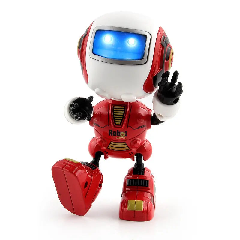 Smart Mini Alloy Robot  Induction Light And Music Spaceman Toy beldemo5-toys2