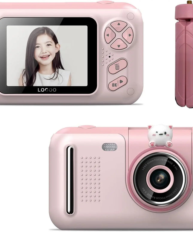 Kids Camera, Children Digital Selfie Camera For 3-12 Year Old Girls Boys With 20MP Photo Resolution, 1080P HD Video Camera With 32GB SD Card And Selfie Stick beldemo5-toys2