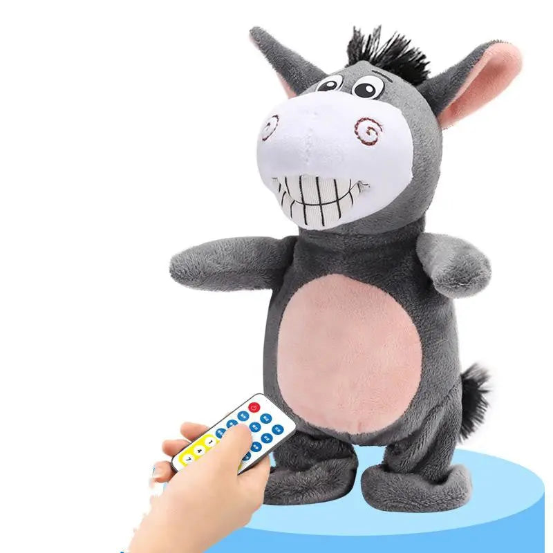 Electronic Robot Donkey Remote Control Kids Plush Toy Speak /walk/sing beldemo5-toys2