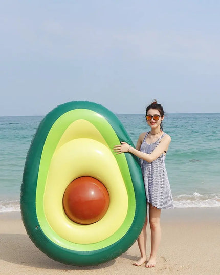 Inflatable Giant Avocado Pool Float Pool Swimming Float Swimming Ring Pool Circle Party  Buoy Toy beldemo5-toys2
