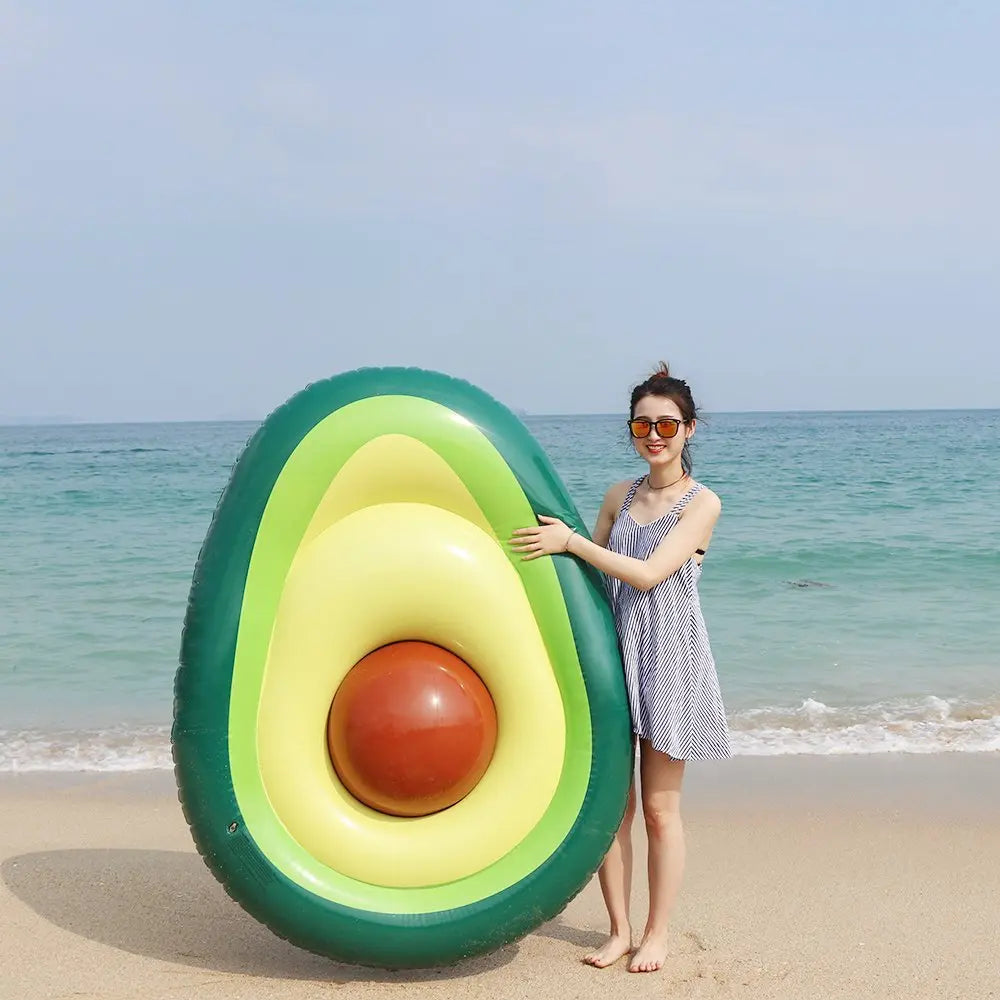 Inflatable Giant Avocado Pool Float Pool Swimming Float Swimming Ring Pool Circle Party  Buoy Toy beldemo5-toys2