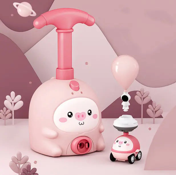 Balloon Car Toys For Babies 2 To 4 6 Years Kids Educational Air Power Balloon Car Launch Tower Montessori Toy For Children Gift beldemo5-toys2