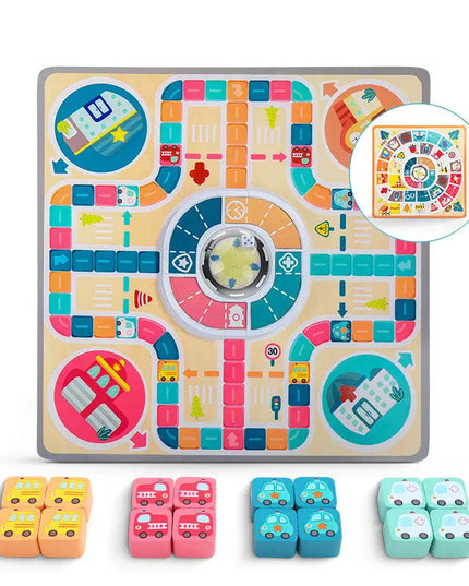 Kids Toys Flying Chess Parent-child Interactive Game Chessboard Children's Board Game Toys Puzzle Jump Checkers beldemo5-toys2