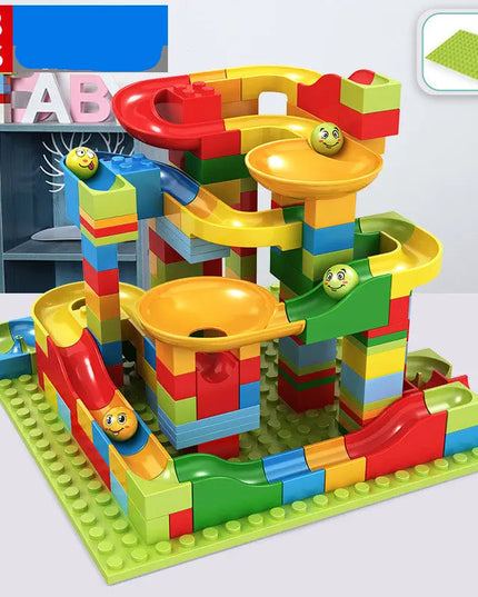 Children's Slide Blocks Are Compatible With Plastic Assembly beldemo5-toys2