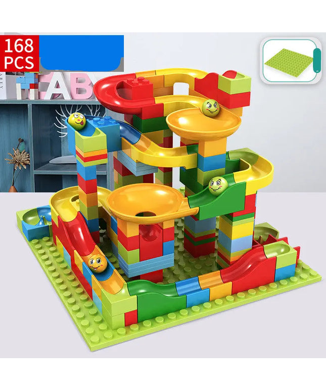 Children's Slide Blocks Are Compatible With Plastic Assembly beldemo5-toys2