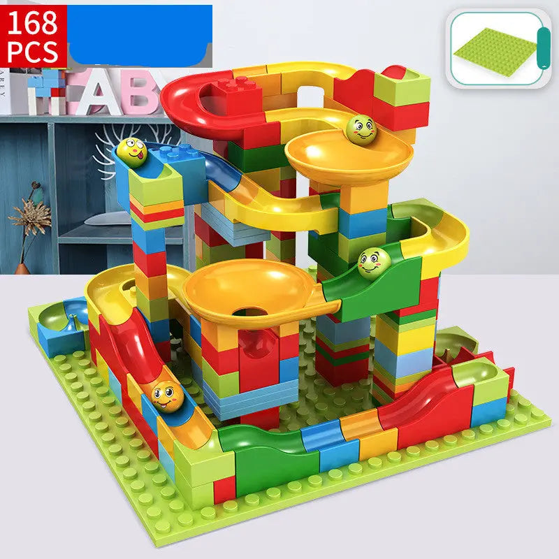 Children's Slide Blocks Are Compatible With Plastic Assembly beldemo5-toys2