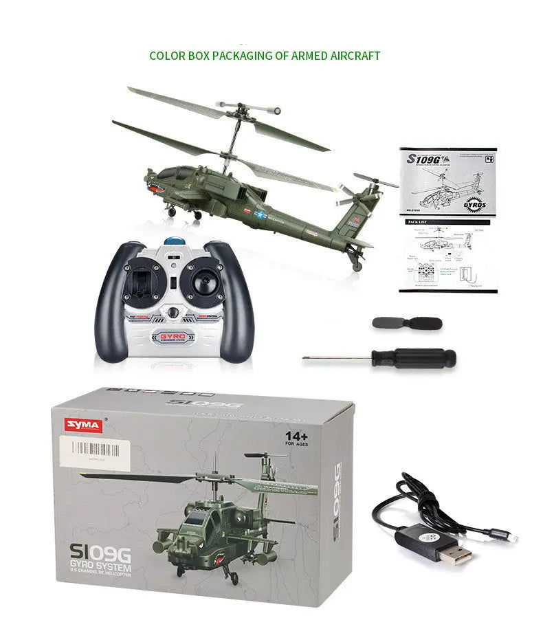 Fighter anti-fall remote control helicopter drone Apache aircraft toy beldemo5-toys2