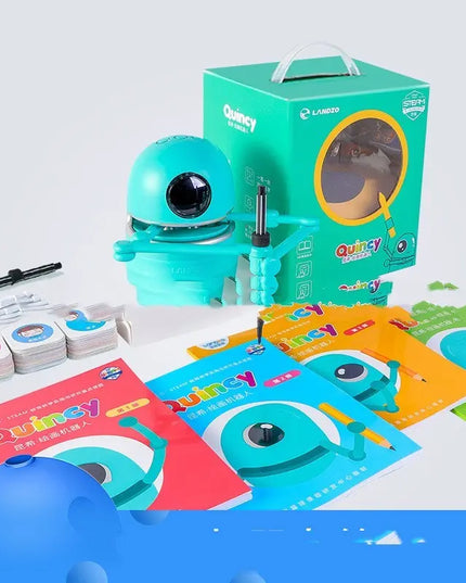 Landzo Kunxi Painting Robot Children's Simple Pen Automatic Drawing Learning Intelligent Early Education beldemo5-toys2